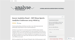 Desktop Screenshot of analysefootball.com
